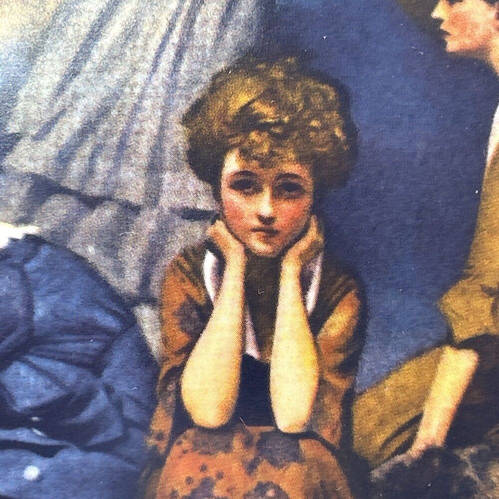 Rockwell's "WAITING ON THE SHORE" 2nd in "Rediscovered Women" Series #13785F - Picture 4 of 14